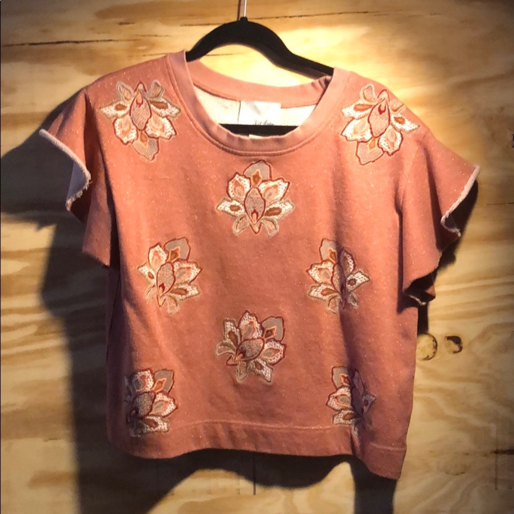 Cool floral top embroideries